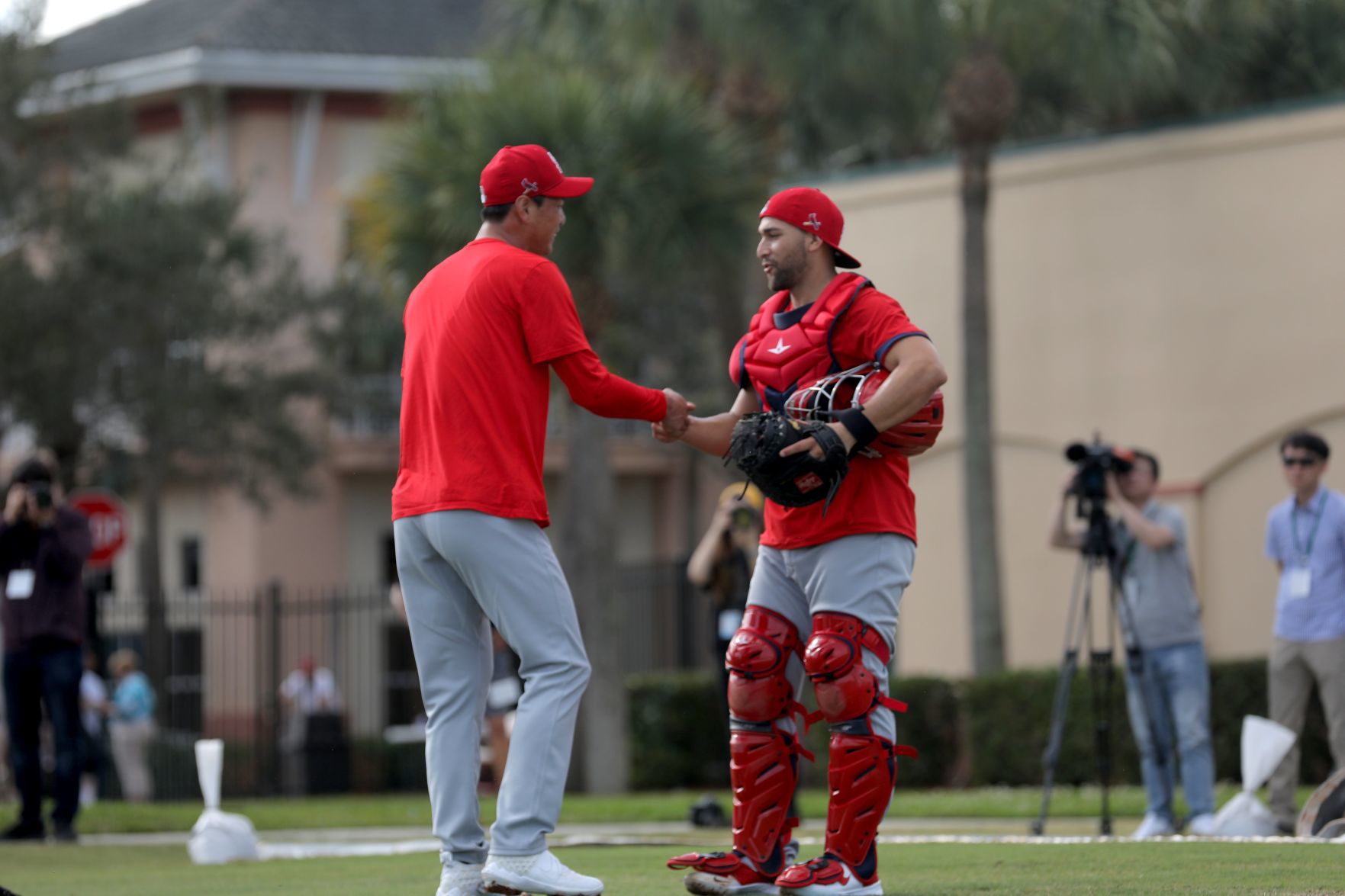 Cardinals pitchers and catchers report day